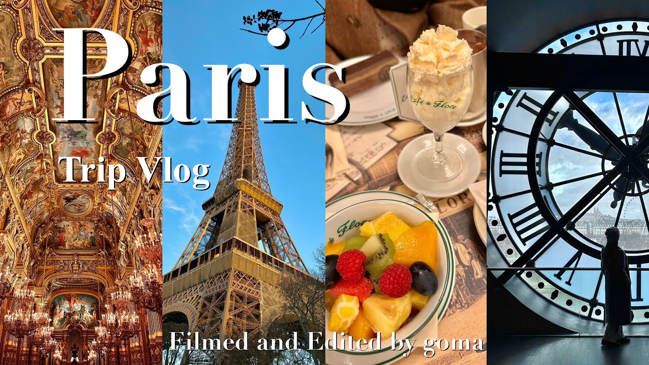 パリvlog｜2年連続で華の都パリへ🇫🇷ショッピングもグルメも芸術も全部楽しむ夫婦旅💐老舗カフェ｜蚤の市｜おしゃれブティック｜ディズニー｜美術館｜名店チョコレート