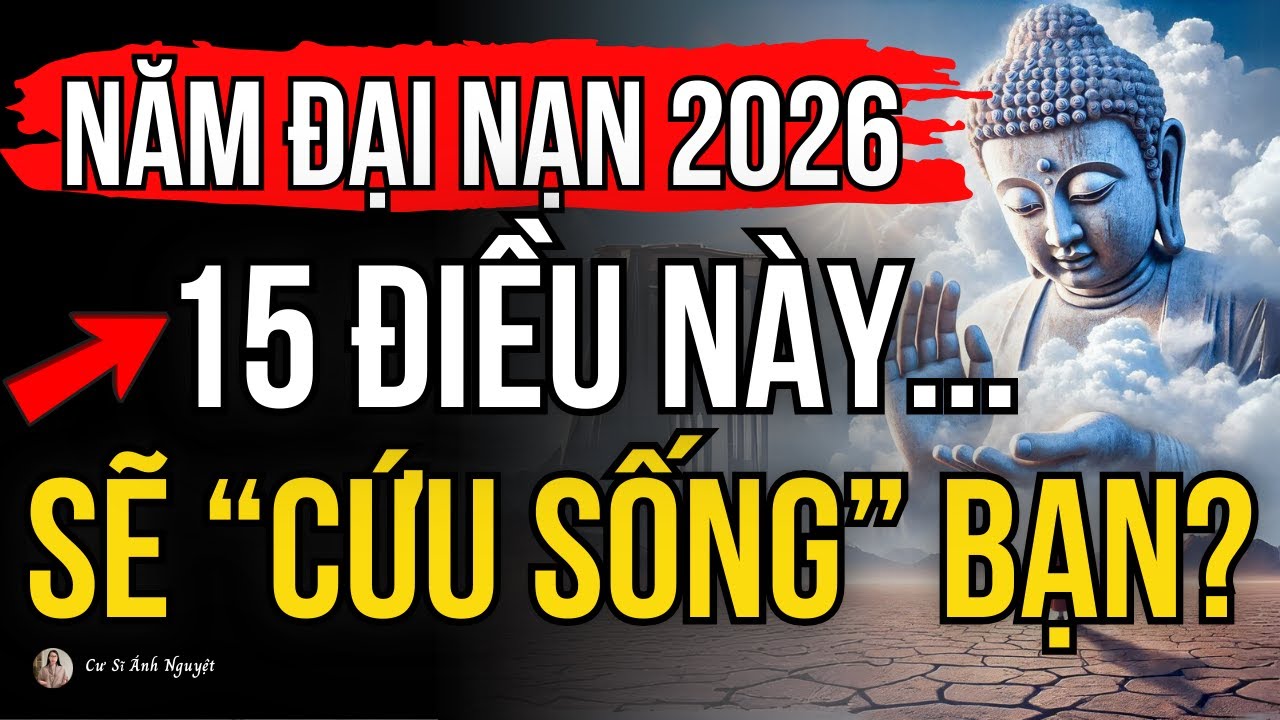 Biết 15 Nguyên Tắc Sống Này, Sẽ Giúp Bạn Được Tôn Trọng Trong Năm Thanh Lọc 2026 | Cư Sĩ Ánh Nguyệt