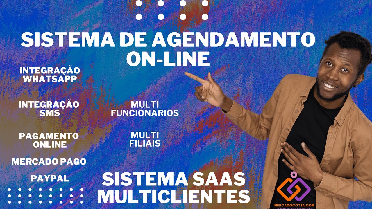 Sistema de Agendamento SaaS - (Multiclientes) integração WhatsApp - Pagamento Online + Afiliados