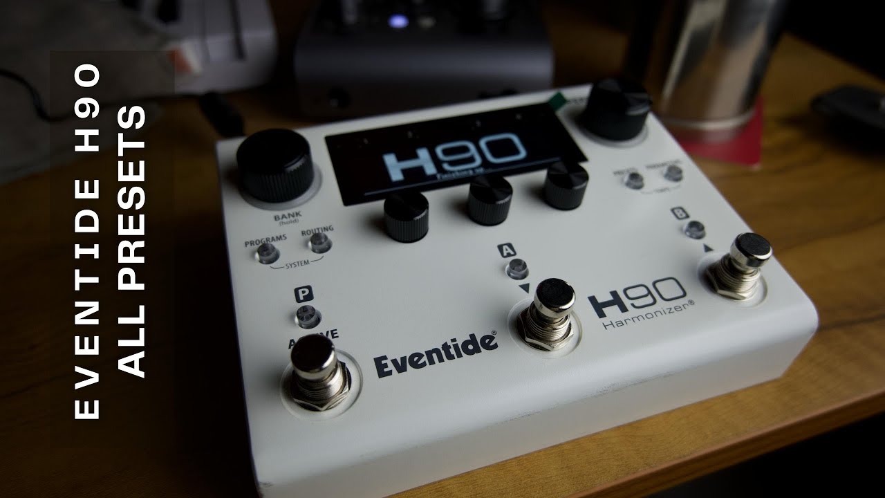 Eventide H90 Harmonizer Sounds/Patches Demo with FGN BIL2RHS | All Presets (No Talking) 4K