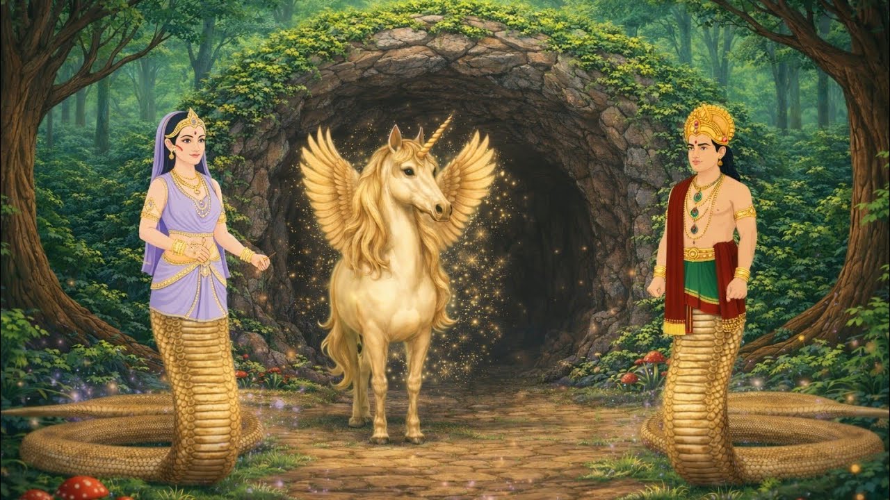 तिलिस्मी घोड़े का वरदान: नाग-नागिन की अधूरी किस्मत | Moral Story | Animation Story | Magical Story|