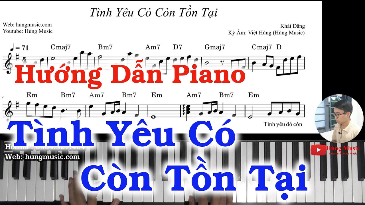 Hướng Dẫn Tình Yêu Có Còn Tồn Tại Piano  -  Hùng Music