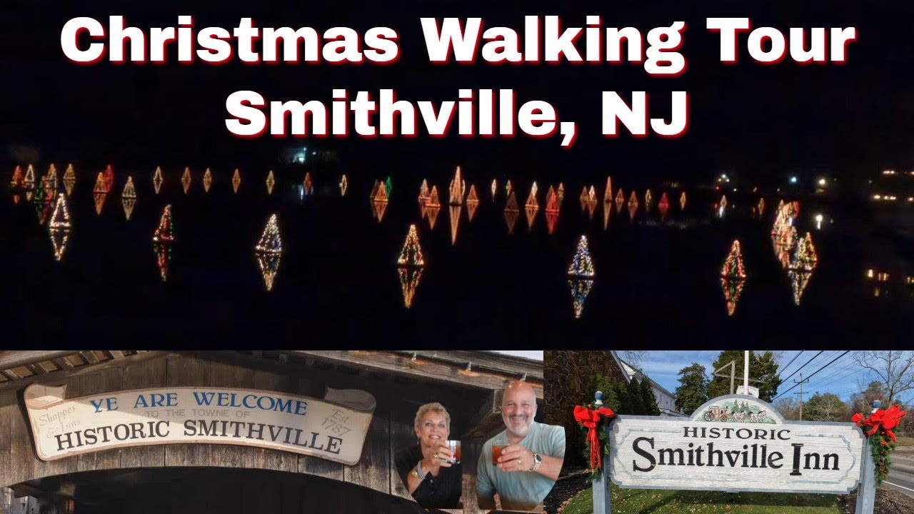 Smithville, New Jersey Walking Tour at Christmas Time