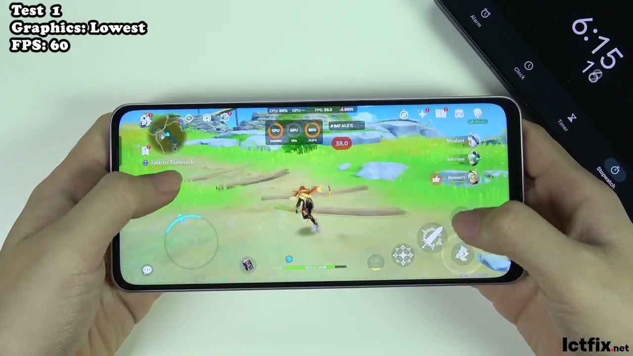 Oppo A5 Pro Genshin Impact Gaming test | Dimensity 6300, 120Hz Display