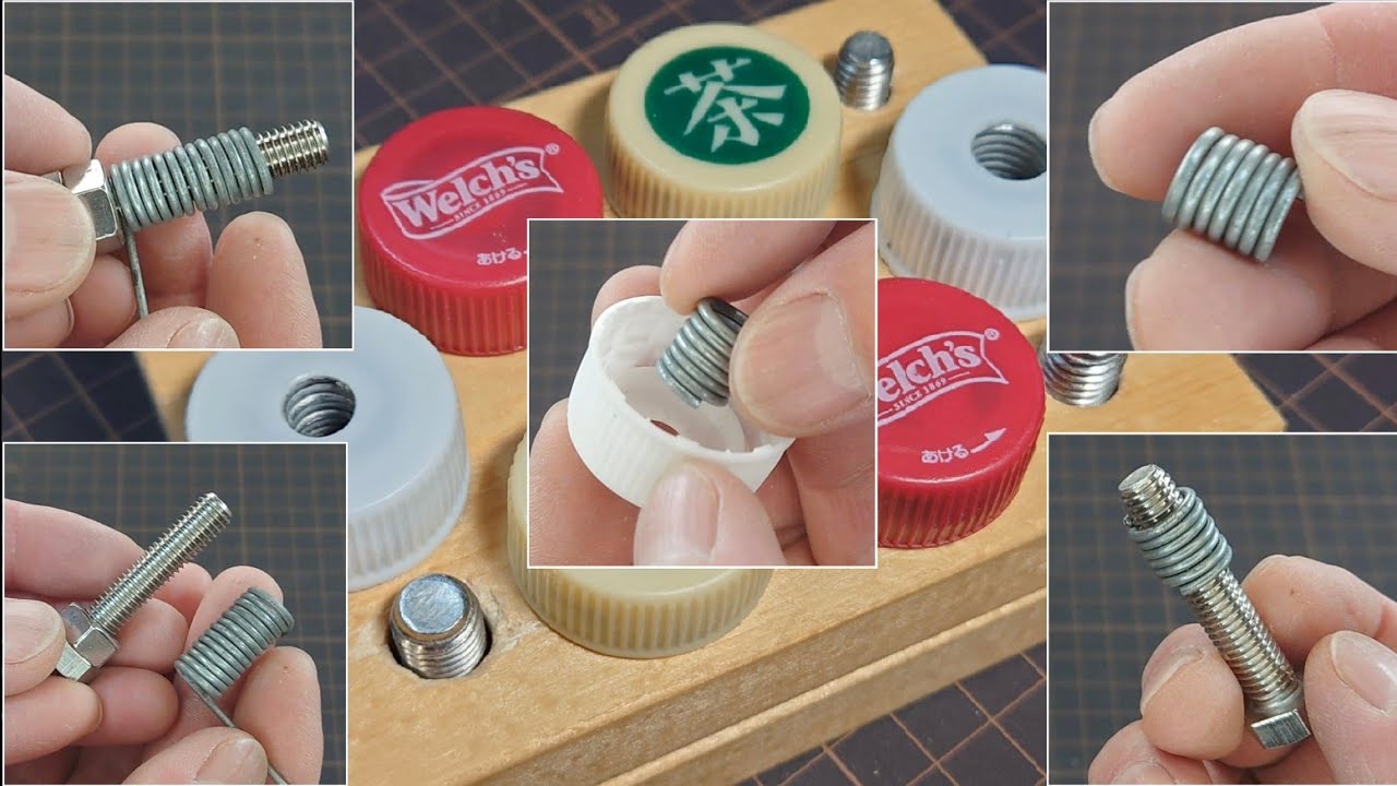 【DIY工作室】針金でネジ作ってみた