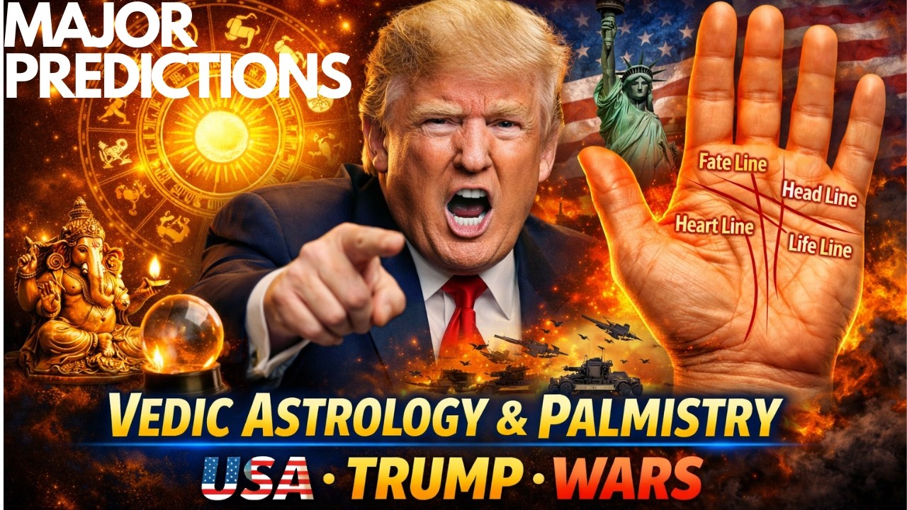 ШОКИРУЮЩИЕ прогнозы для США, Трампа и глобальных войн 🔮 Ведическая астрология раскрывает все карты