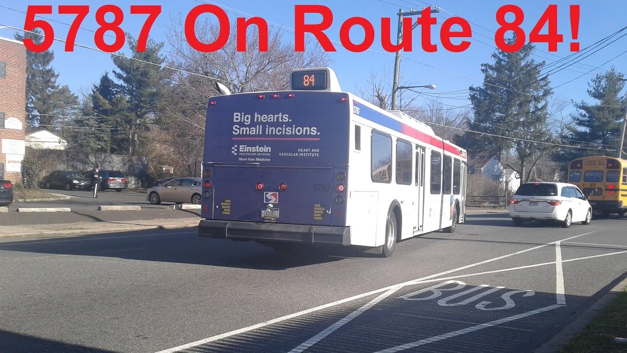 NeoplanDude | SEPTA 2004 New Flyer D40LF #5787 On Route 84, To Bustleton-County Line!