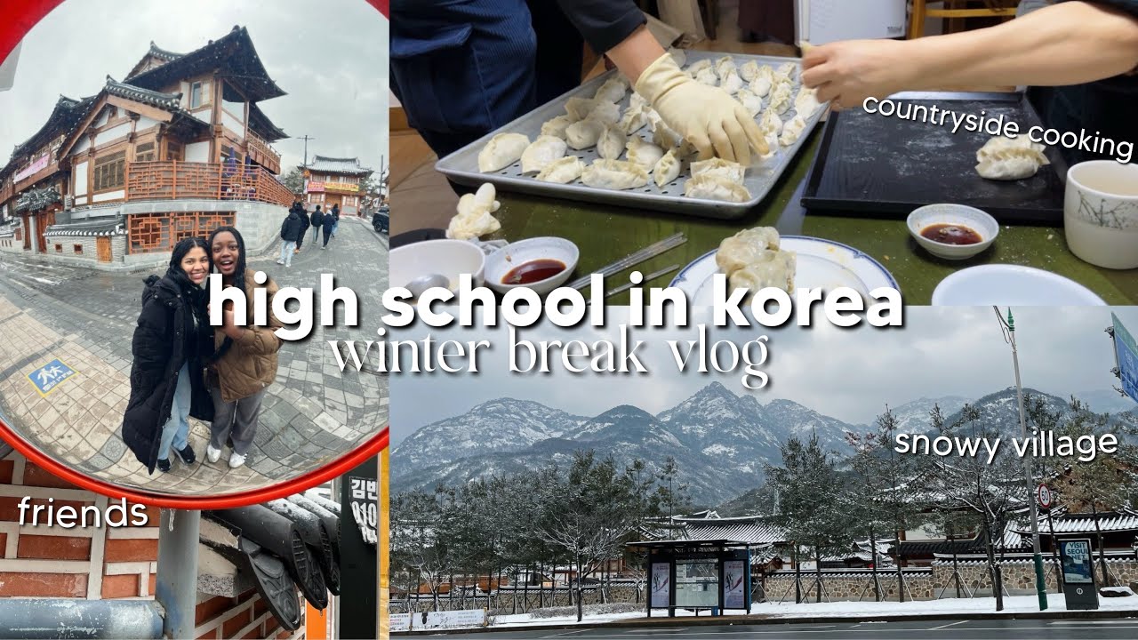 a winter break vlog as a high schooler in korea 