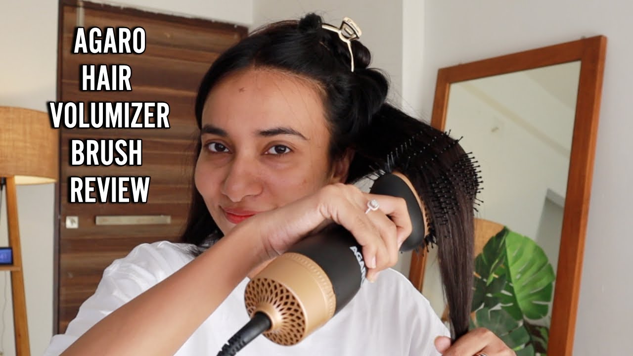 Agaro Volumizer Hair Dryer- How to use hot air brush for drying & styling?