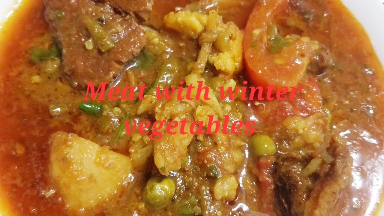 SABZI WALE GOSHT Ki Recipe || WINTER VEGETABLES With MEAT 