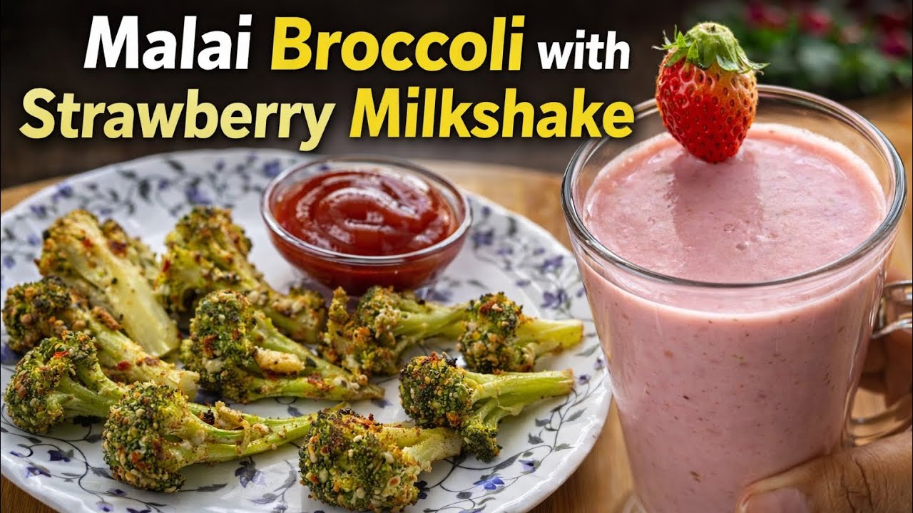 Malai Broccoli | Broccoli Malai Tikka Recipe | Healthy Broccoli recipe | Tandoori Malai Broccoli 😋
