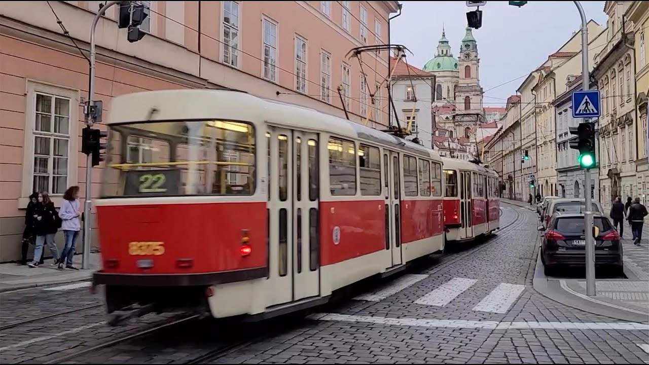 🇨🇿 Fun 22 & 23 Tram Ride Prague Czech Republic Praha Czechia Brno Cesky Krumlov Karlovy Vary