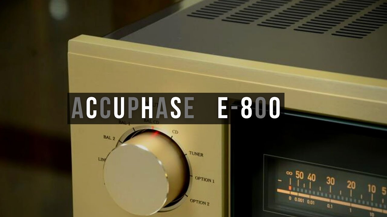 Accuphase E-800  - Это. Просто. Нечто.