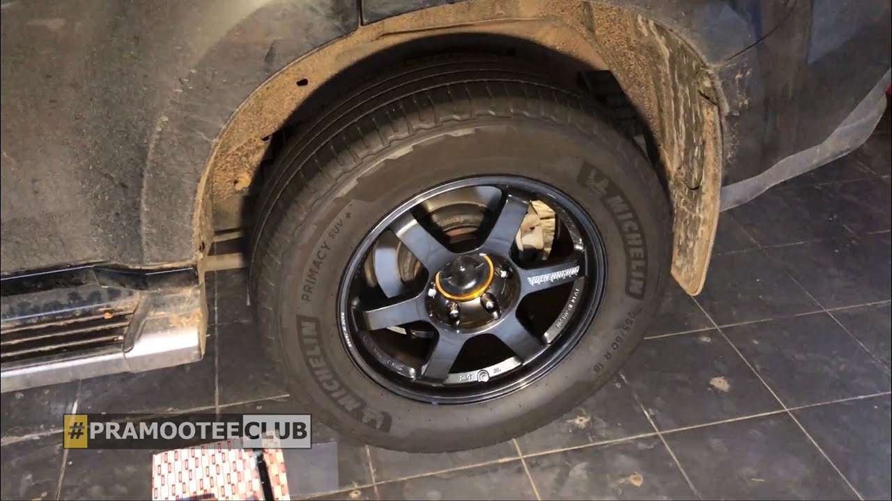 ขั้นตอนการติดตั้งล้อ RAYS TE37 แบบ Full Process ในรถ ISUZU MU-X