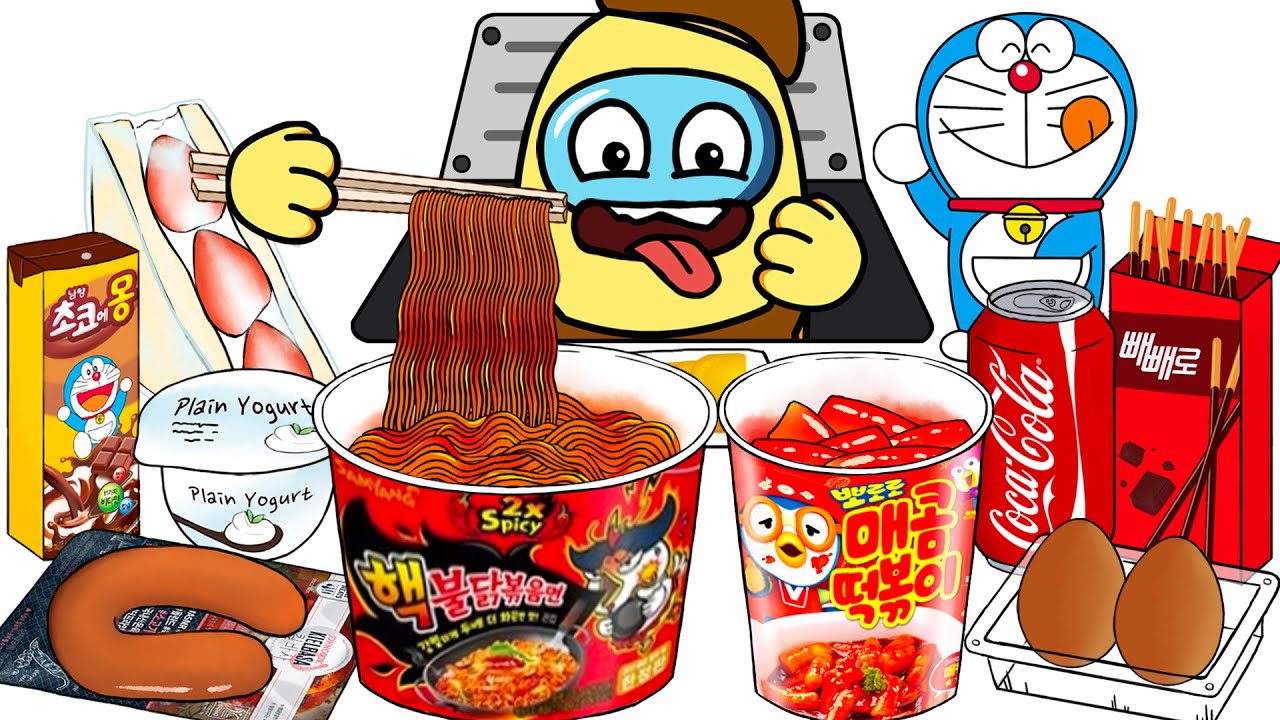 CONVENIENCE STORE MUKBANG 2 - ANIMATION MUKBANG #9 | GH'S ANIMATION