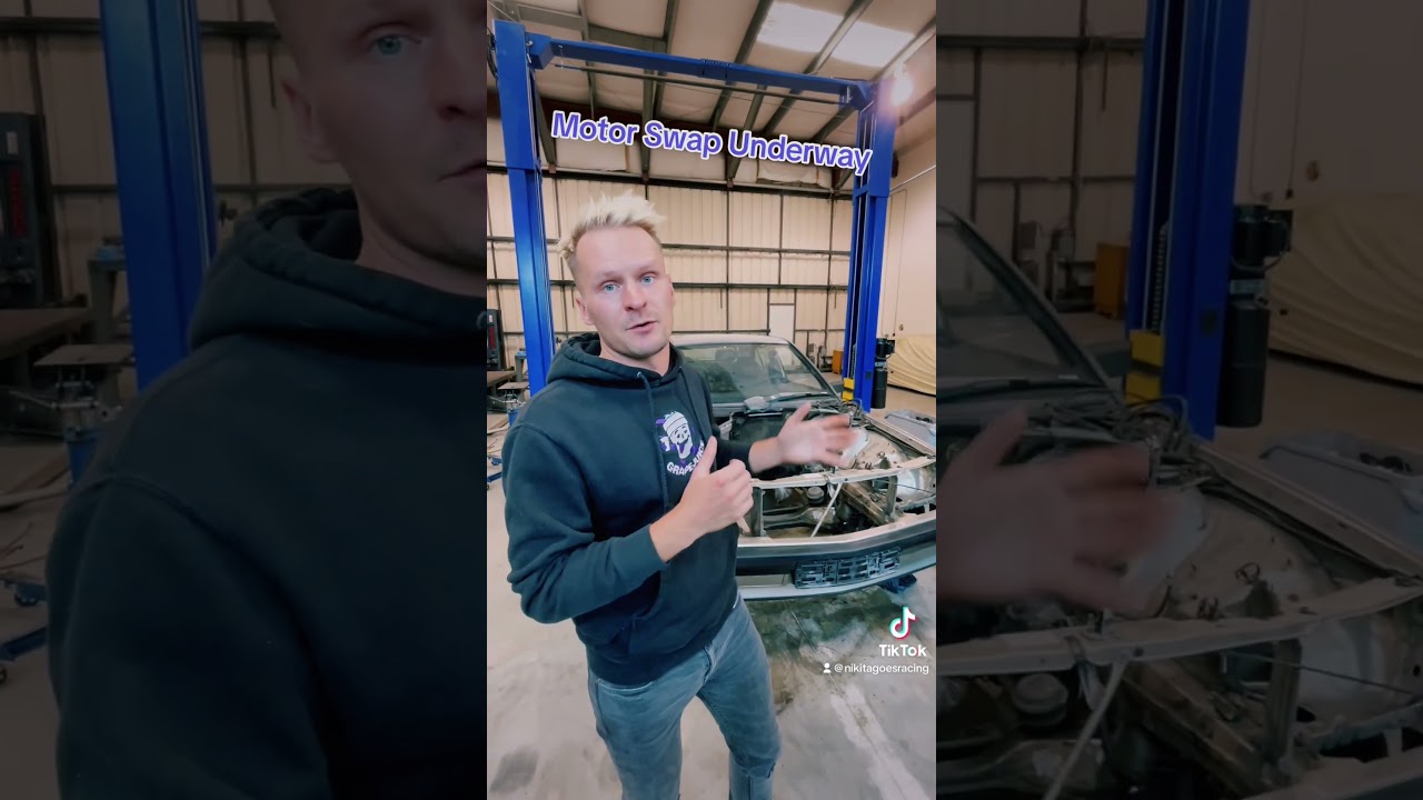 1,000 Horsepower V8 Swap in W201 | @nikitagoesracing on all socials