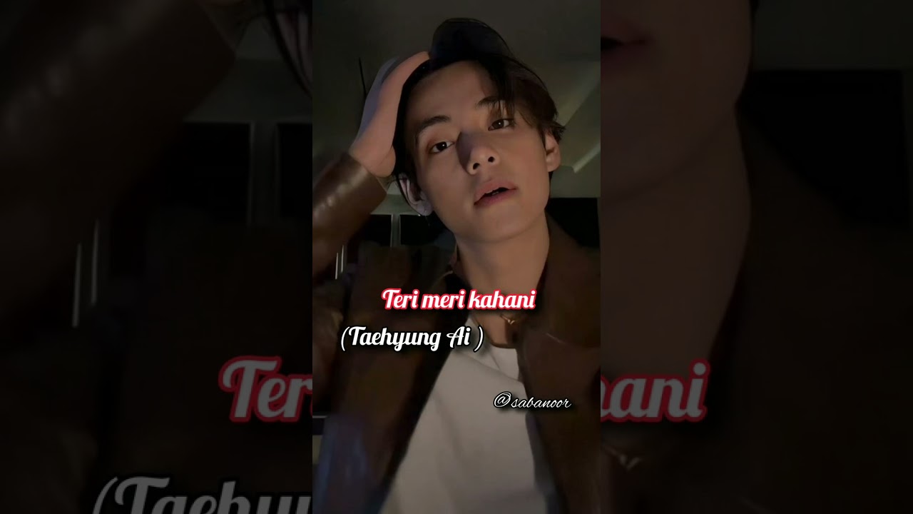 taehyung ai cover ( TERI MERI KAHANI ) #bts