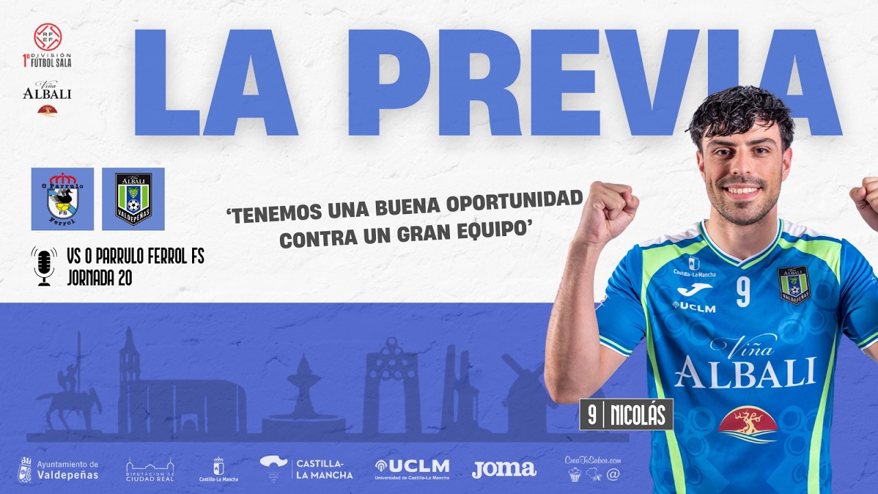 | PREVIA | Rueda de Prensa de Nicolás. O Parrulo Ferrol - Viña Albali Valdepeñas