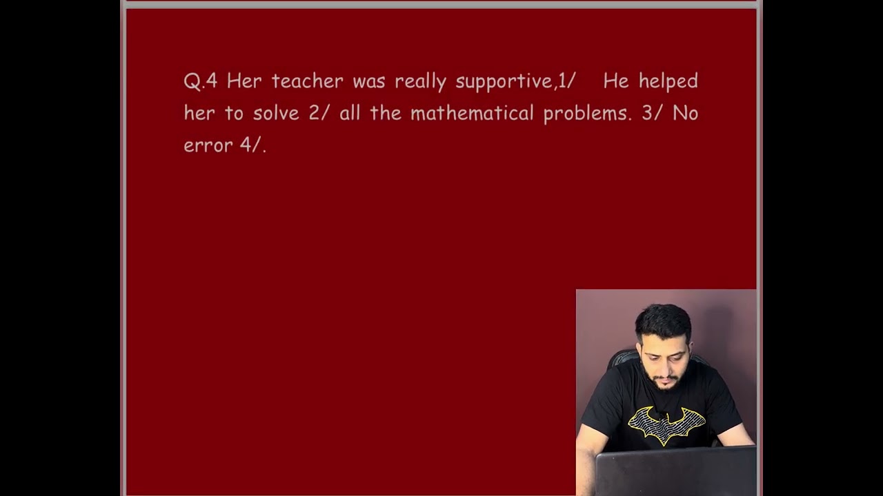 Error detection. English For ssc,bank cuet and all competitive exams.