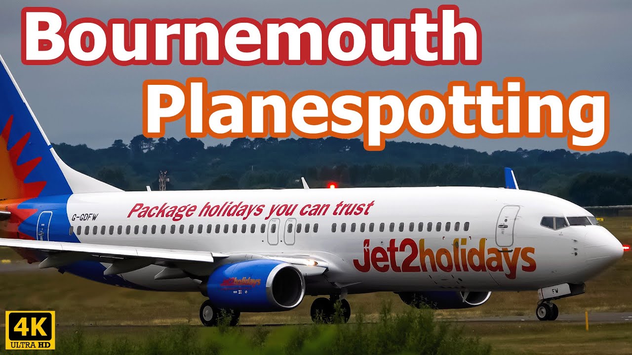 CLOSE UP PLANESPOTTING | BOURNEMOUTH Airport | 4K