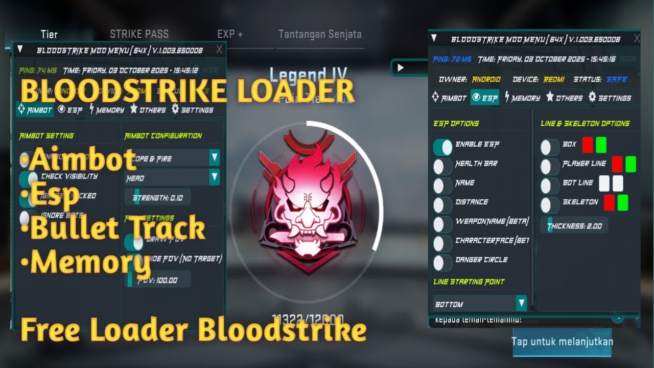 BLOODSTRIKE MOD MENU LOADER FREE VERSION 008