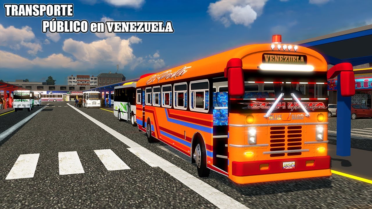 Autobus Blue Bird Así es el TRANSPORTE PÚBLICO en Venezuela