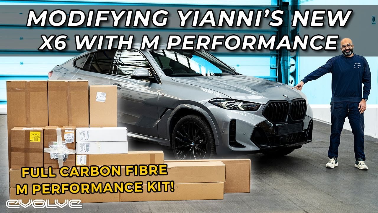 Modifying @yiannimize's new BMW X6 with a full carbon fibre M Performance kit