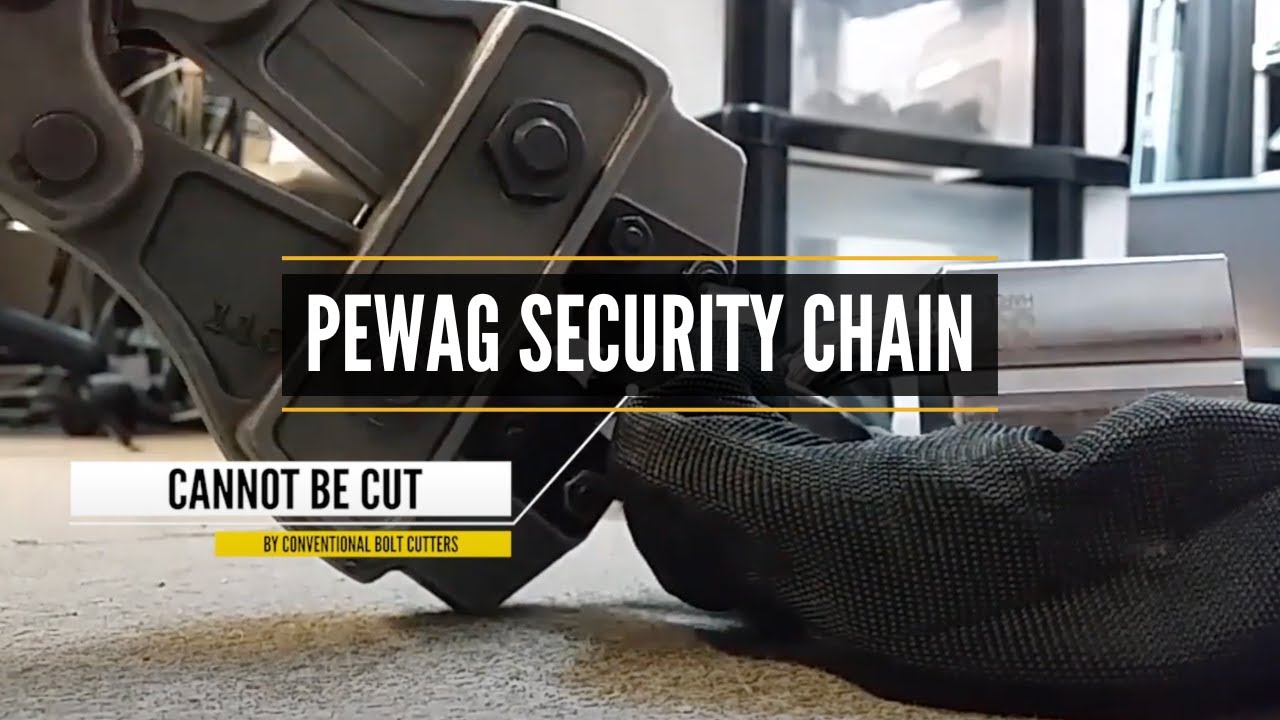 Pewag Security Chain | Bolt Cutters Can't Cut The Toughest Security Chain