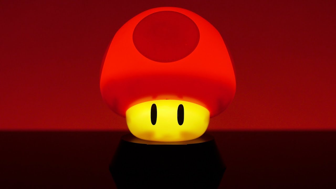 Super Mario Super Mushroom Icon Light | Paladone