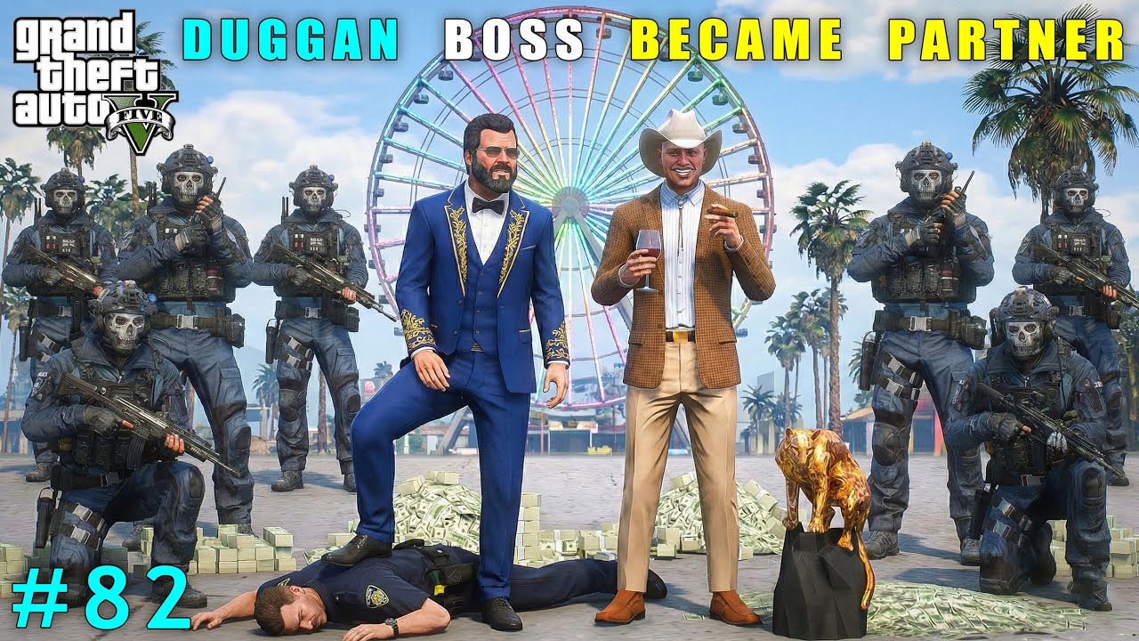 Duggan Boss Became Michael's Partner | Gta V Gameplay #82