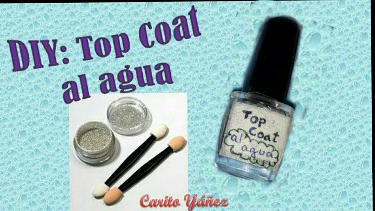 DIY Top coat al agua top coat water based
