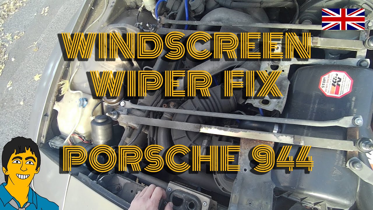 Porsche 944 924 Wiper Linkage Repair / Windscreen Mechanism Fix (477955036B 477955041B)