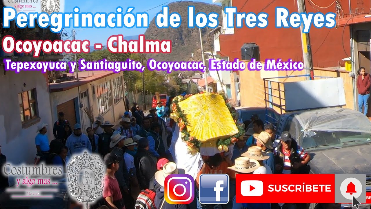Peregrinación de los Tres Reyes (a Chalma) - Salida de Chalma