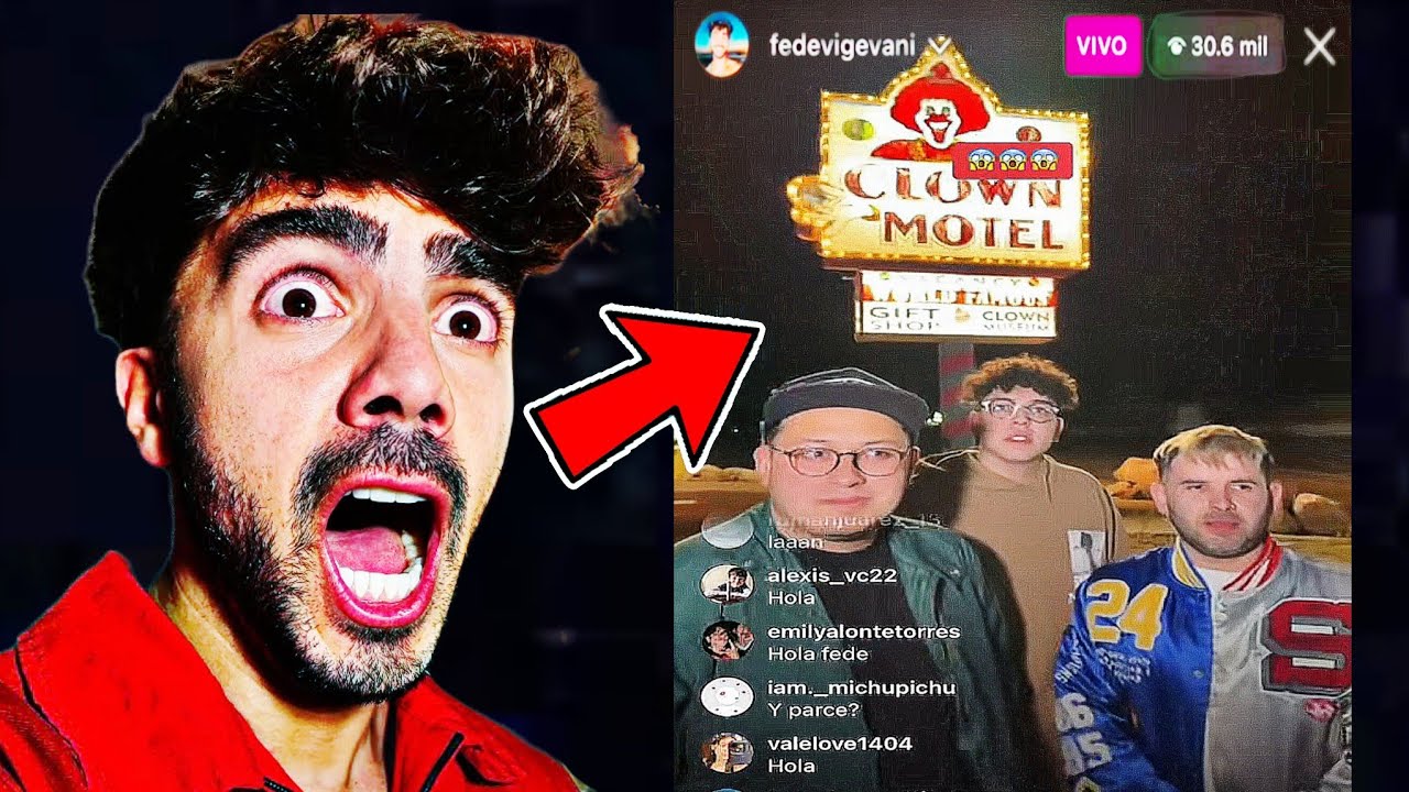 FEDE VIGEVANI LLEGÓ AL HOTEL DE PAYASOS En VIVO