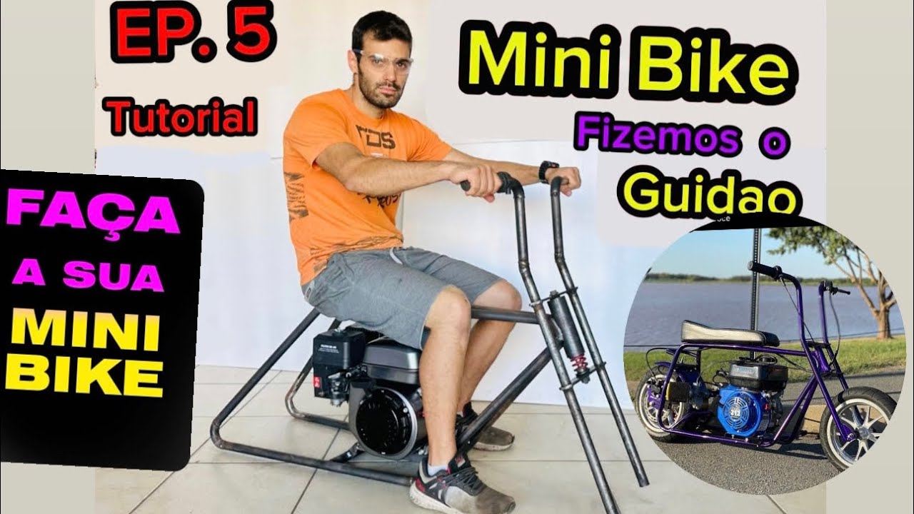 Fazendo uma Mini Bike 200cc 🔥 Ep 5 🔥 Caixa de Direção e GUIDÃO