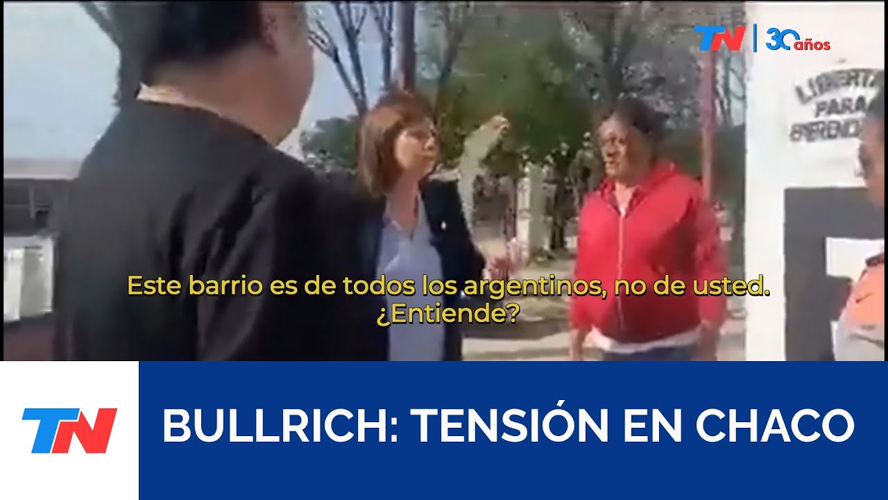 CHACO I Militantes insultaron y echaron a Patricia Bullrich del barrio Emerenciano Sena