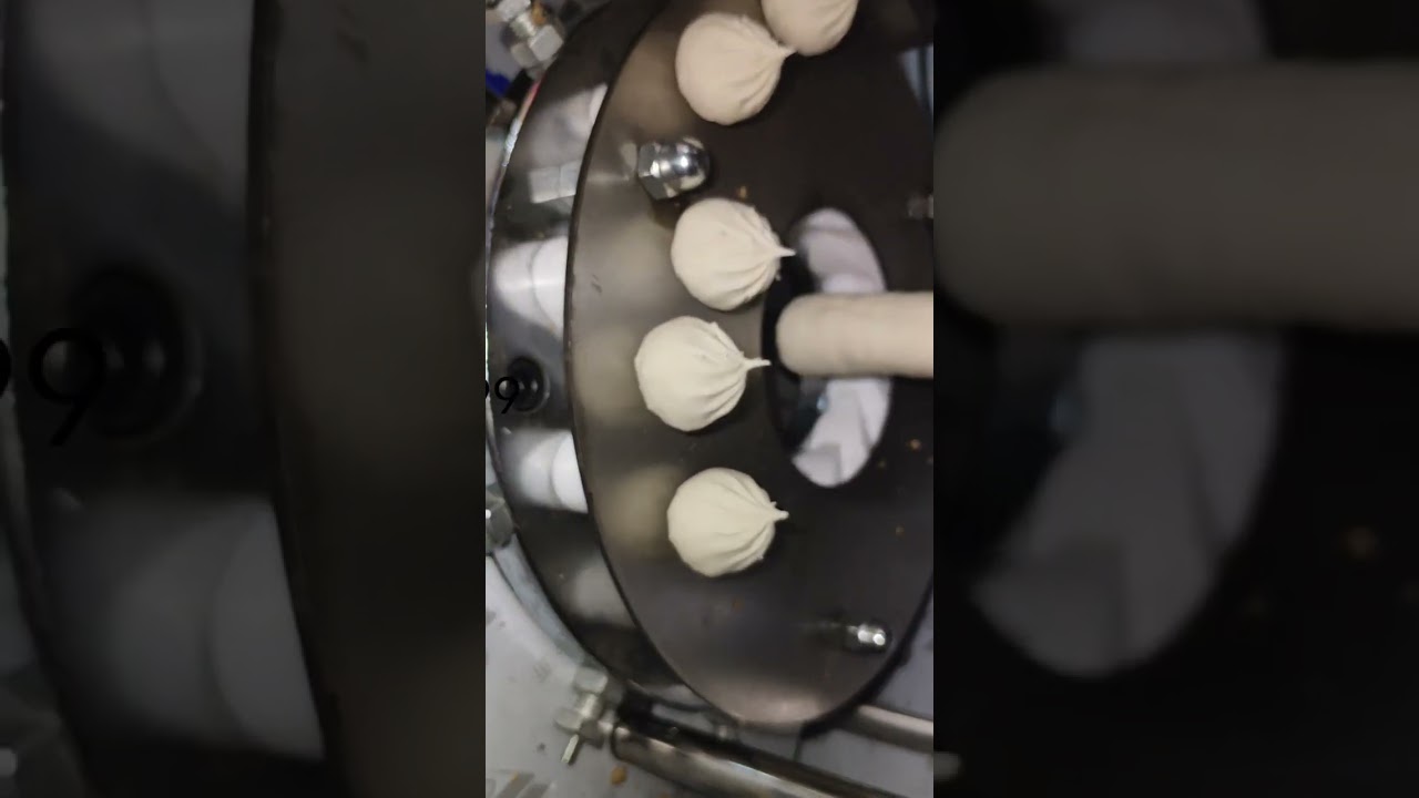 Round momo making machine installation video