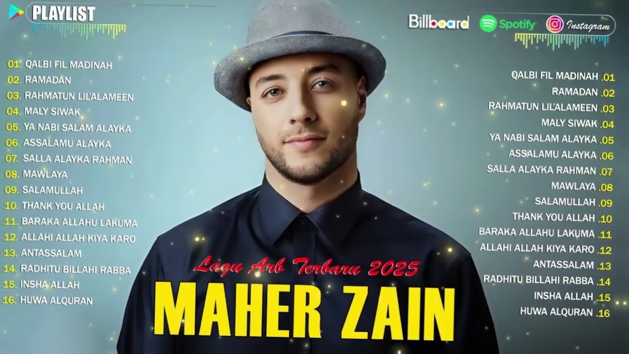 🌟 Maher Zain Lagu Islami Viral 🎼 Rahmatun Lil'Alameen 💖 Assalamu Alayka 🎵 Menenangkan & Bikin Na