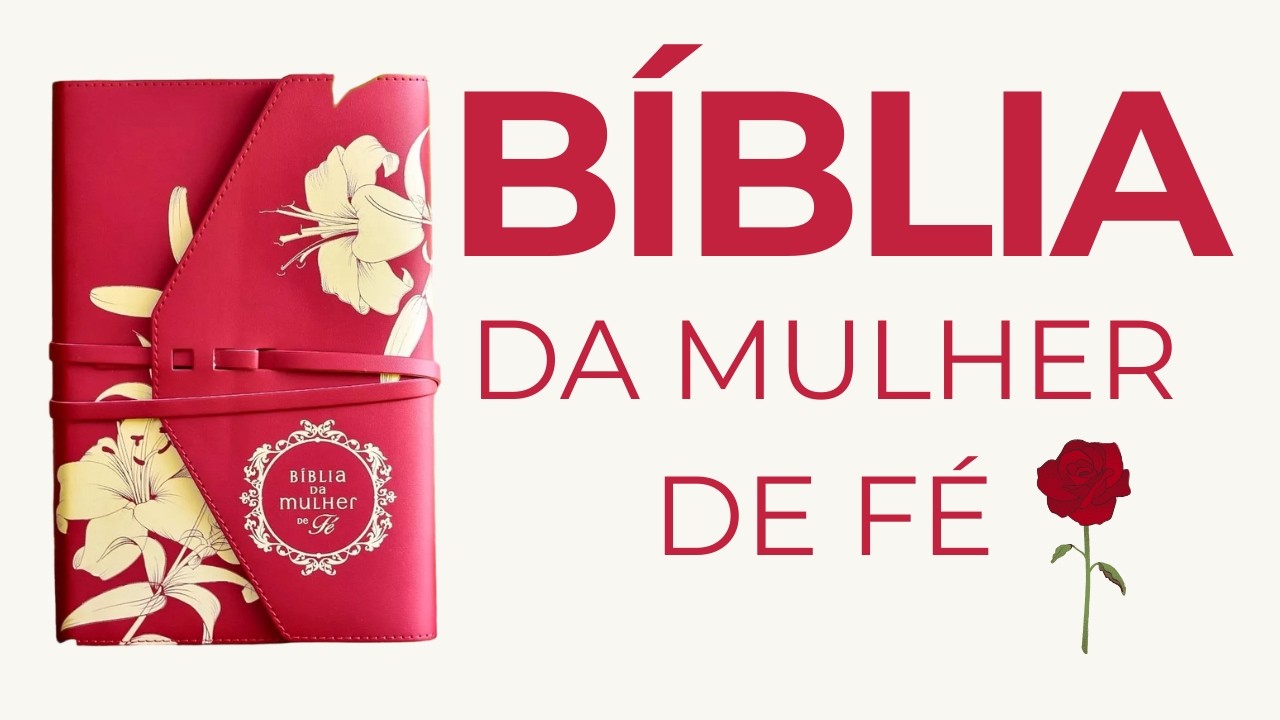 🔴Bíblia da Mulher de Fé | NVI | Comentários Sheila Walsh | #bíbliasagrada #bibliadamulher
