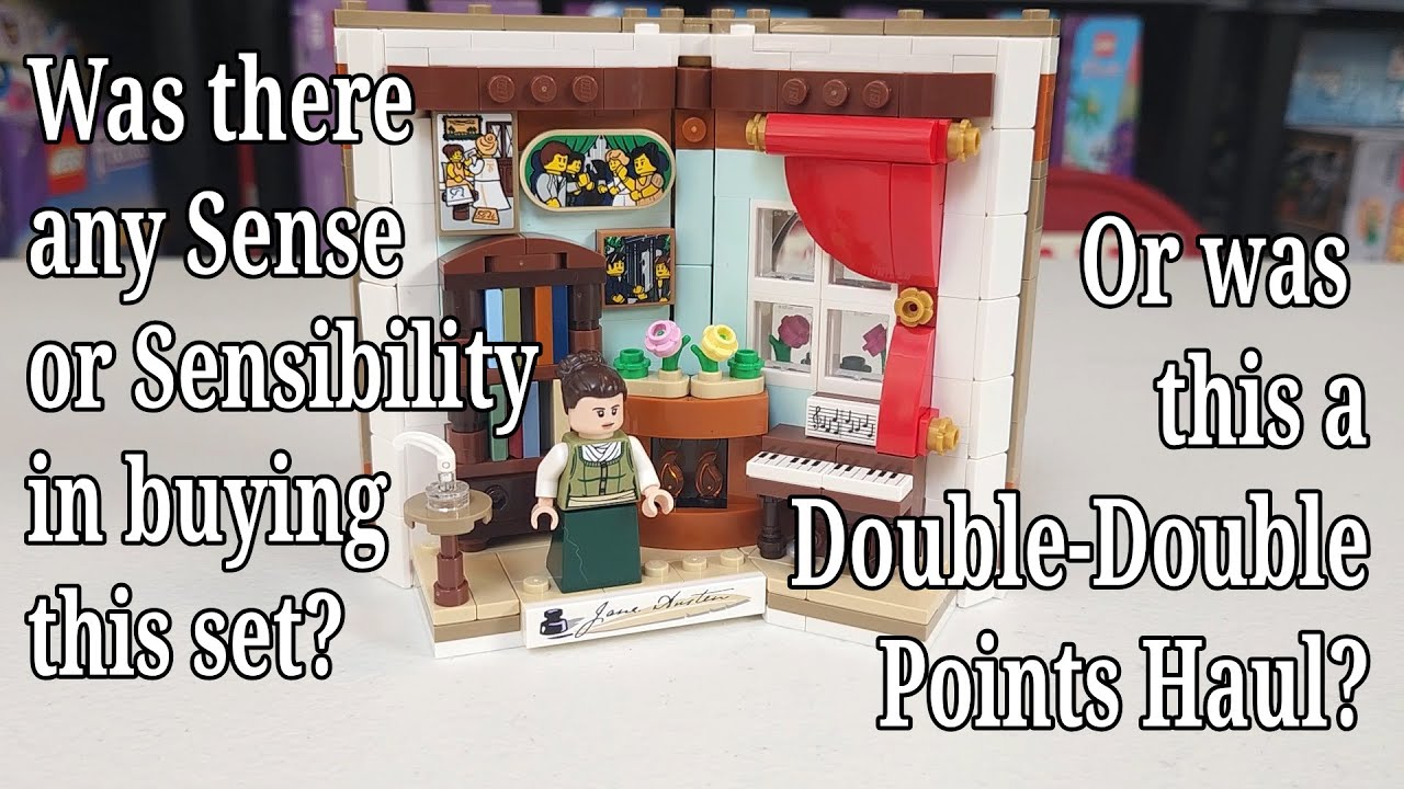 The LEGO Jane Austen GWP, 2X Insider Points, and Some Extra Bonuses