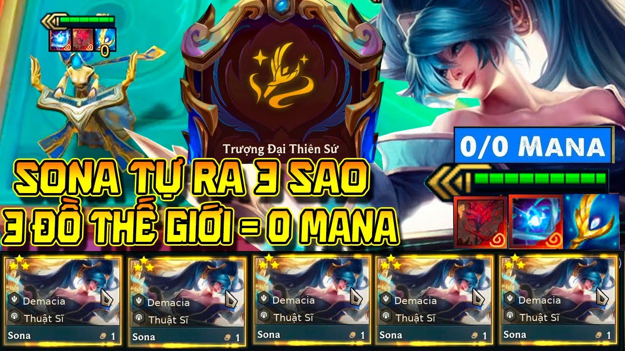 THÁNH HÊN ĐƯỢC ĐỘ: KHÔNG CẦN ROLL TỰ RA SONA 3 SAO - GẢY ĐÀN 