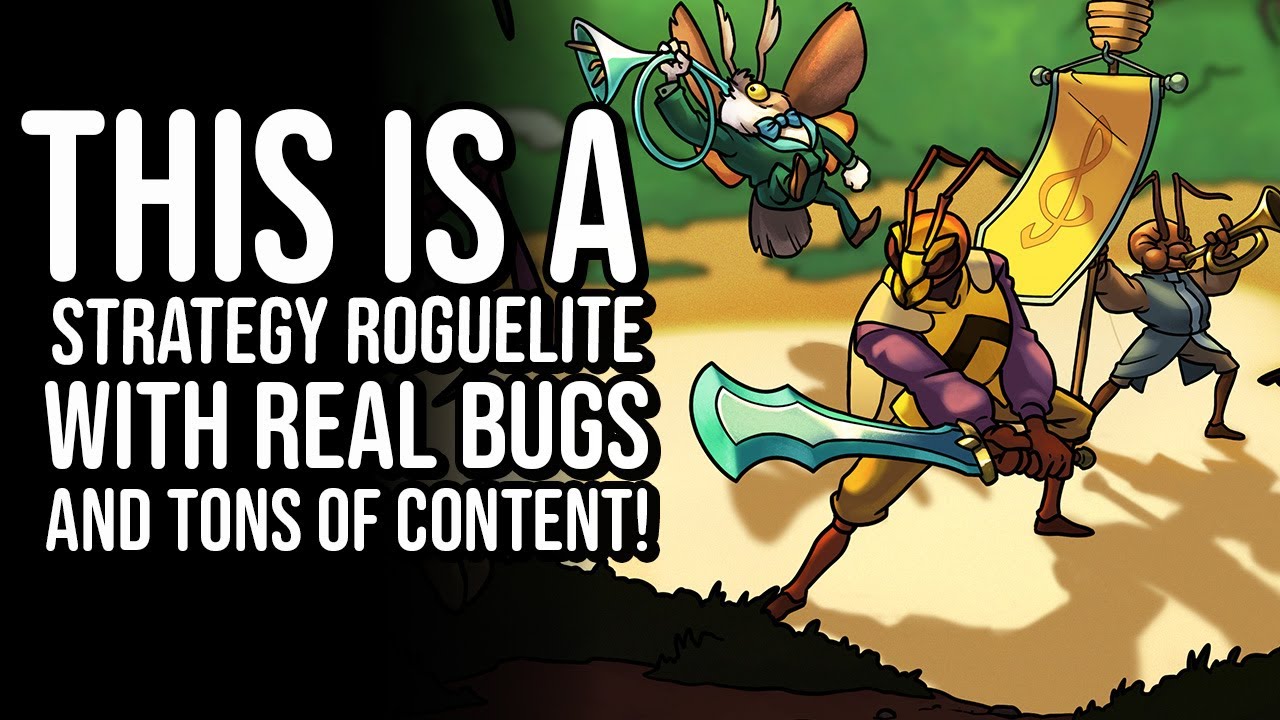 Building an Army with REAL BUGS in this Awesome Roguelite! - Hive Blight
