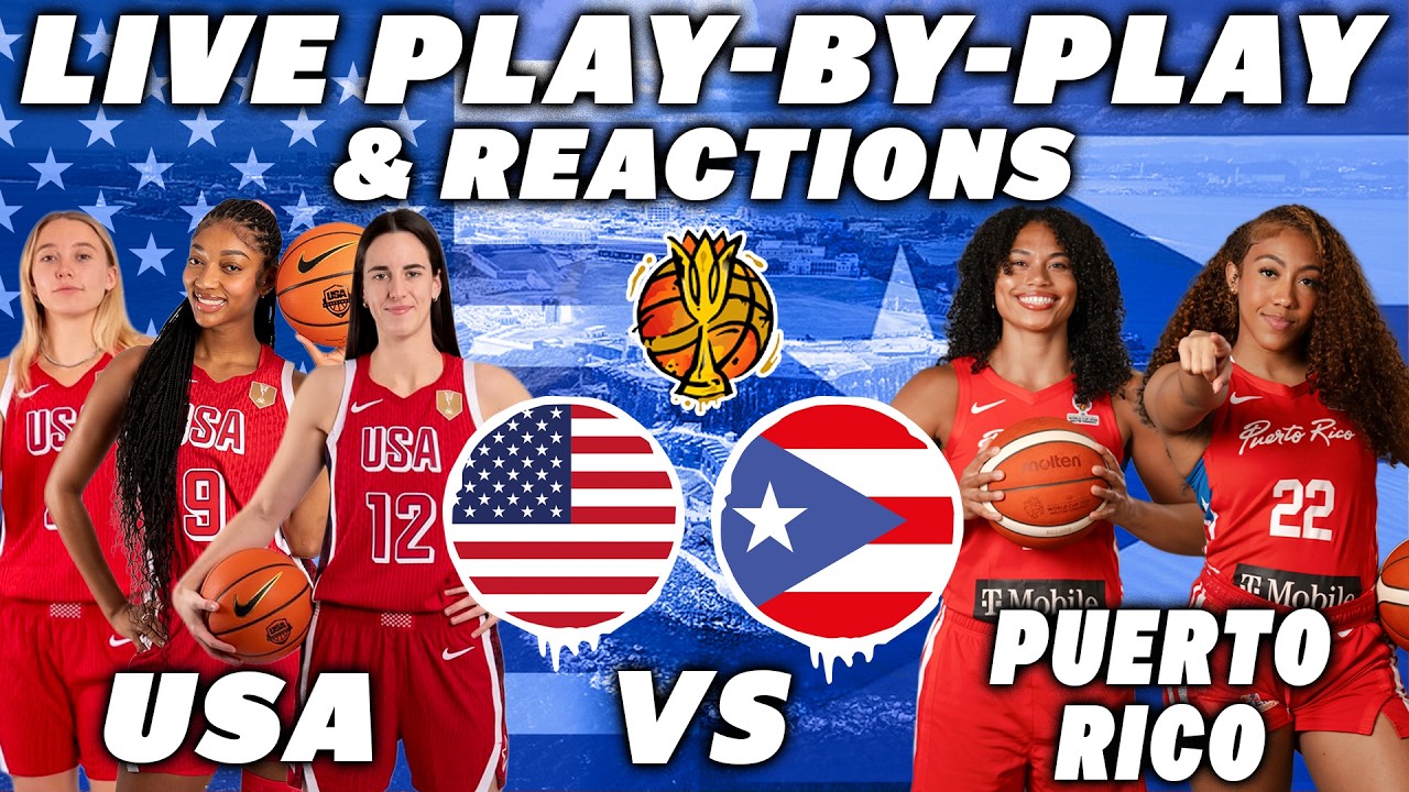 USA vs Puerto Rico | USA World Cup Qualifiers | Live Play-By-Play & Reactions
