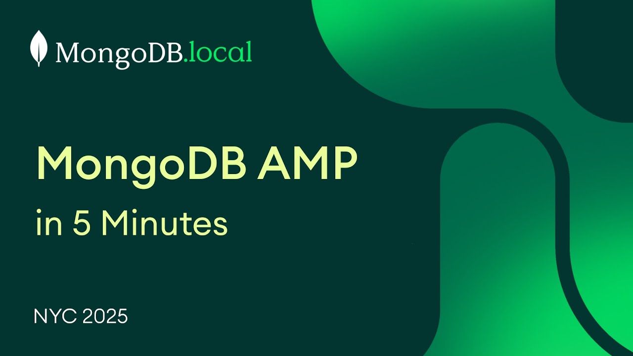 MongoDB AMP in 5 Minutes (Application Modernization Platform)