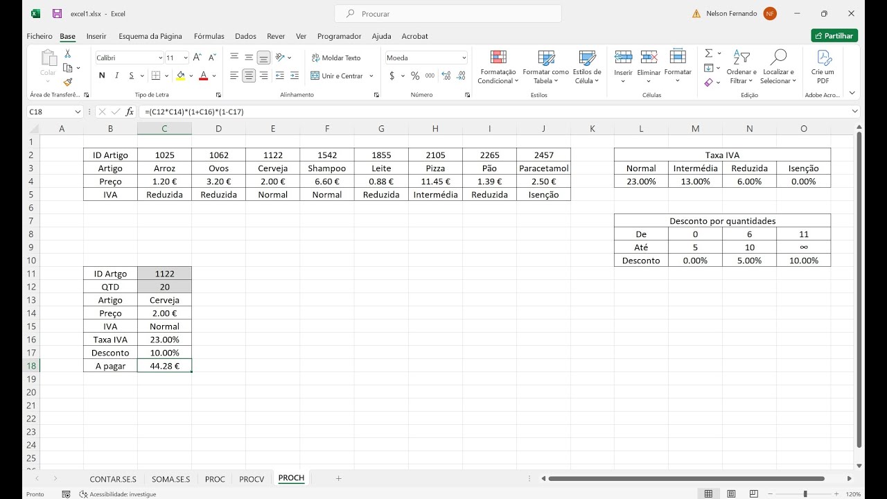 PROCH | Excel