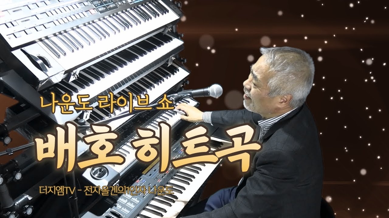 [목요일]전자올겐의 달인 - 나운도 라이브 쇼 ★#돌아가는삼각지 - #배호 히트곡★