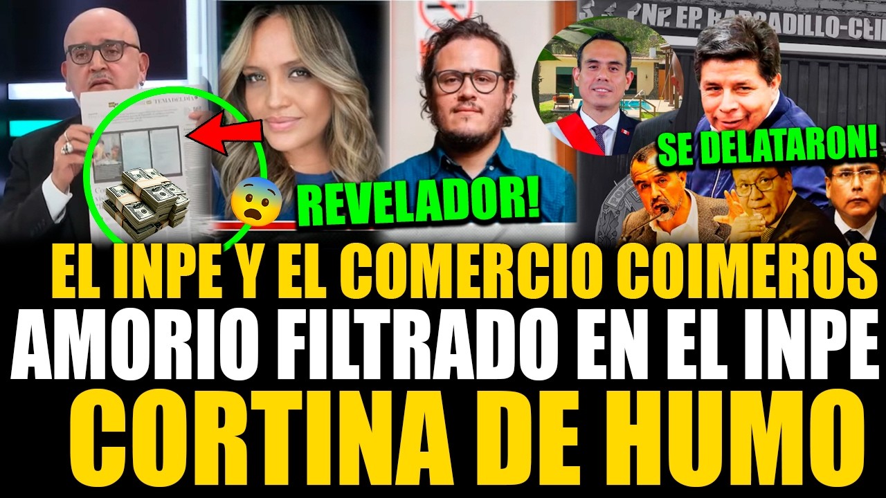 REVELADOR! Se filtra los millones coimeros entre el INPE y el comercio para tapar a José Jerí