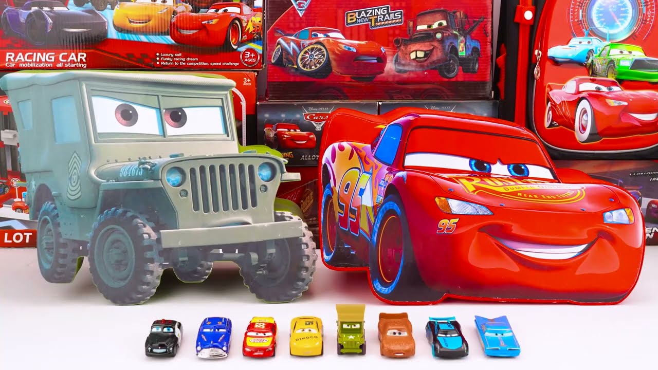 Disney Pixar Cars Unboxing Review | Lightning McQueen, Sarge, Guido, Mack, Doc Hudson,Cruz Ramirez