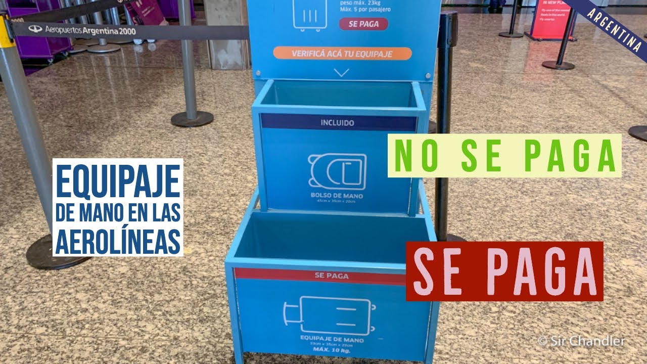 El equipaje de mano ¿Cómo miden el tamaño las aerolíneas?