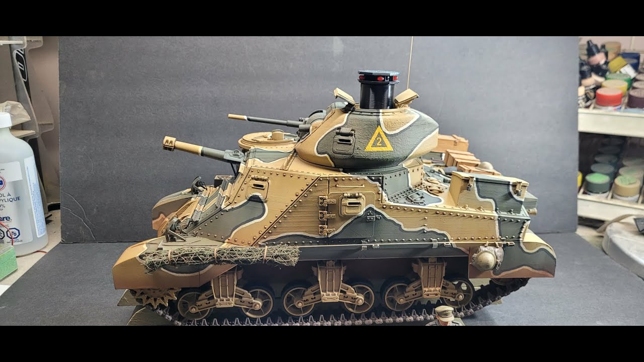 1/16 RC Tank British Grant Tank 3D printed upper! 